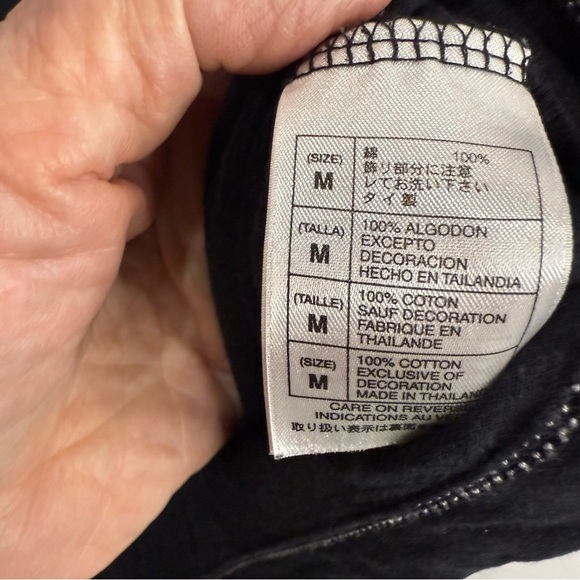 Disney World Grumpy Sweatshirt Black Long Sleeve Appliqué Graphic Men’s Medium - Picture 9 of 10